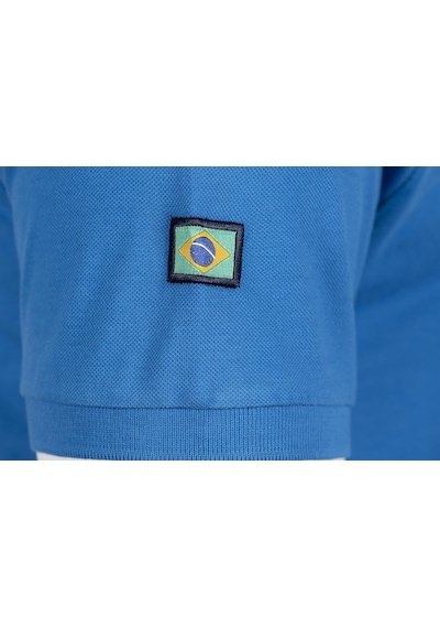 AR-MA Arma Erkek Slim Fit Polo Yaka Tişört Y9tyo7985 Mavi