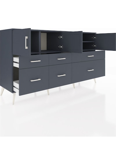 Hyperion Konsol 4 Raflı 6 Çekmeceli 4 Kapaklı 176x44x99 Antrasit-antrasit Antrasit - Antrasit Hyperion Konsol 4 Raflı 6 Çekmeceli 4 Kapaklı 176x44x99 Antrasit-antrasit Antrasit - Antrasit