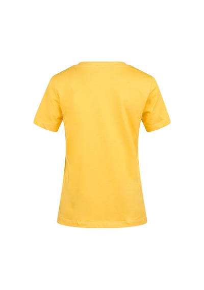 2as Alone Baskılı V Yaka Kadın T-shirt 402 Sarı