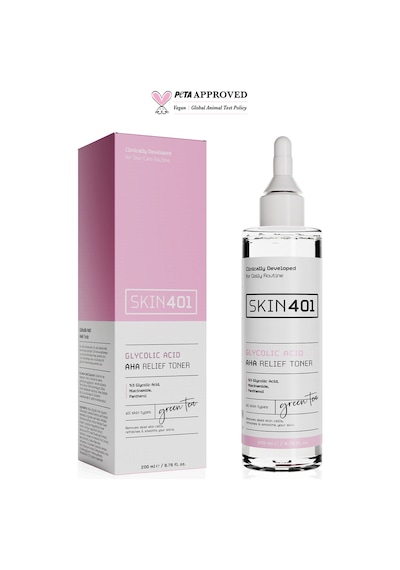 Skin401 %5 Glikolik Asit Aydınlatıcı Etkili & Leke Karşıtı Tonik Tonik 200ml