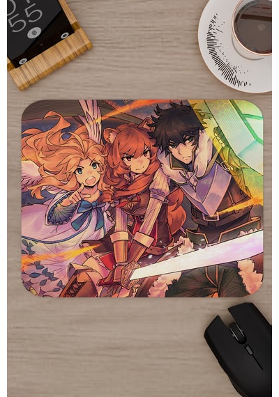 The Rising Of The Shield Hero Dikişli Kauçuk Oyuncu Mousepad V4 - 22x18 Gaming Mouse Pad