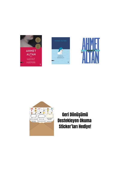 Hayat Hanım + Kristal Denizaltı + Sudaki İz Cep Boy + Okuma Sticker'ları