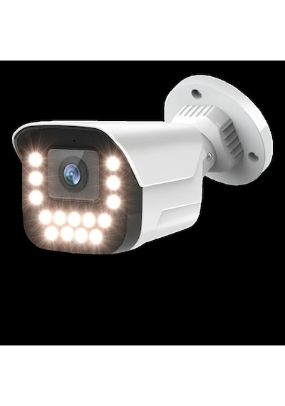 J-tech Jt-9090 5mp Sesli Ip Bullet Kamera Poe 15 Led 3.6mm Gece-gündüz Renkli