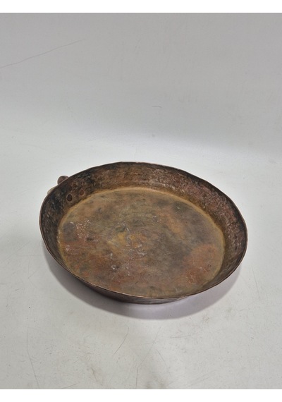 Vintage El Yapımı Bakır Tava 24cm Bakır