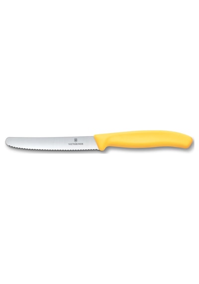 Victorinox 6.7838.C1 Swiss Classic 11 cm Tırtıklı Domates Bıçağı  Sarı