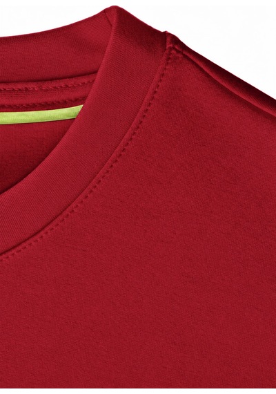 Goffra Erkek Focus Esnek Kumaş Yumuşak Dokulu Günlük Sweatshirt Kırmızı
