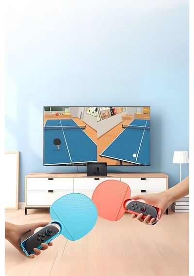 Nintendo Switch 2 Spor Oyun Kiti Kontrolcü Aksesuar Seti Joy-con Uyumlu Raket Boks Ve Bileklik