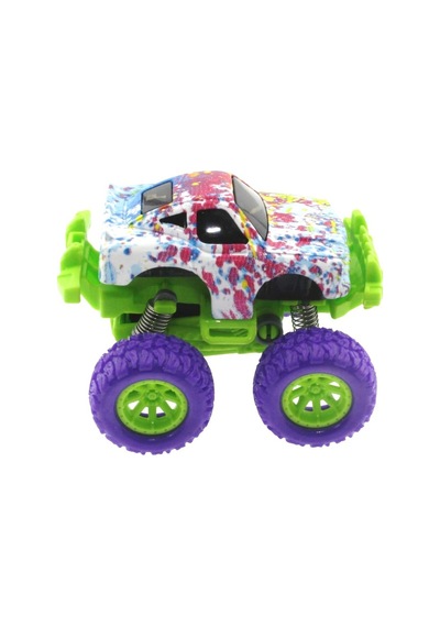 Die Cast Batik Desenli Mor Teker Araba