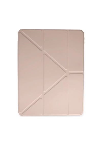 Mey İthalat Apple iPad Air 4 10.9 Kılıf Kalemlikli Mars Tablet Kılıfı - Rose Gold