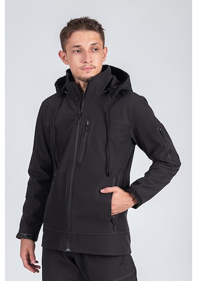 Vatan Tekstil Suya Dayanıklı Slim Fit Softshell Kapüşonlu Erkek Mont Gri Vatan Tekstil Suya Dayanıklı Slim Fit Softshell Kapüşonlu Erkek Mont Gri