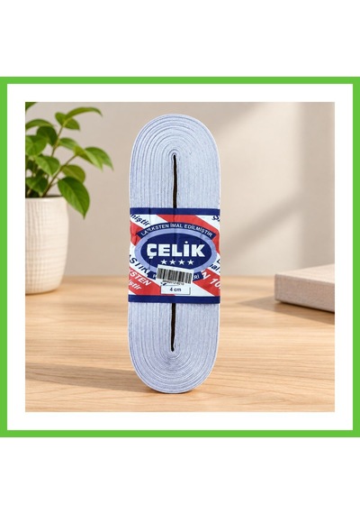 Bezos 10 M 4 Cm Beyaz Paça Lastiği Dmc