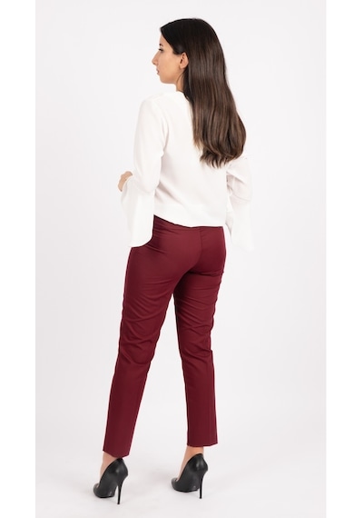 Soralline Bayan Bordo Pantolon Bilekte 1683 Bordo