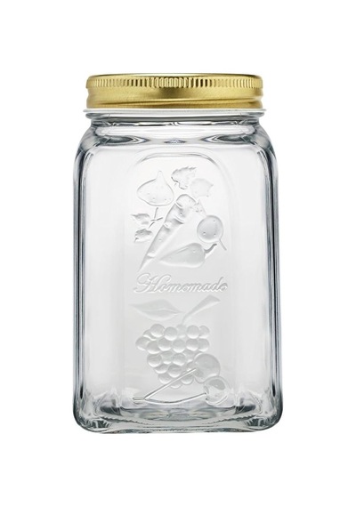 Kapaklı Ev Yapımı Kavanoz, 1000ml Çok Renkli