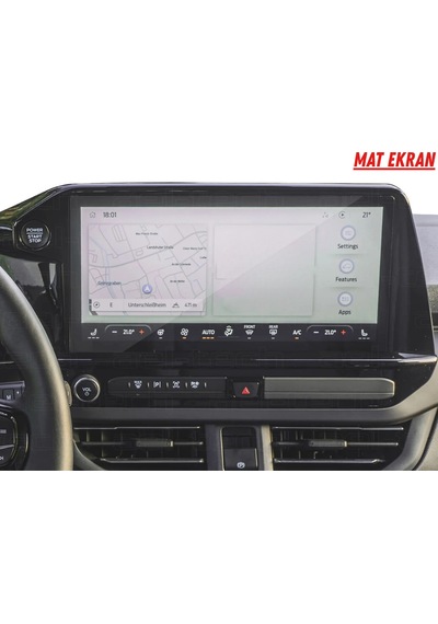 Ford Transit Custom 2024-2025-2026 Multimedya Uyumlu Mat Ekran Koruyucu