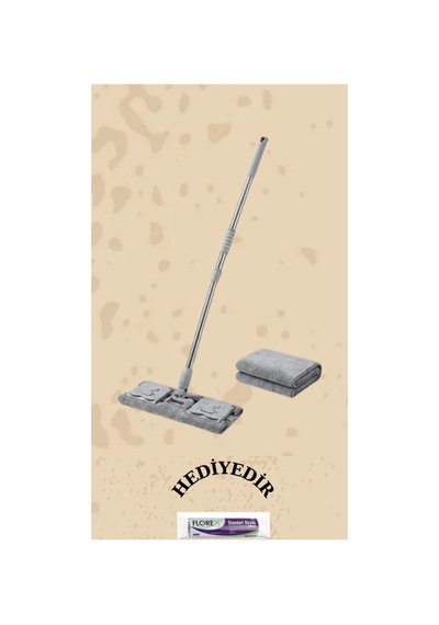 Mop Uyumlu Mandal Mop Yedek Bezli