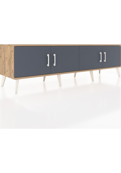 Hyperion Tv Ünitesi 2 Raflı 4 Kapaklı 176x44x51 Çam-antrasit/antrasit Antrasıt/antrasıt Hyperion Tv Ünitesi 2 Raflı 4 Kapaklı 176x44x51 Çam-antrasit/antrasit Antrasıt/antrasıt