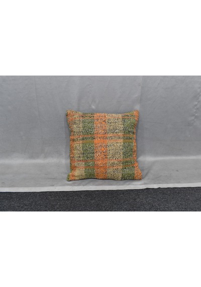 Zehra Abla Halı Yeni El Dokuma Dekoratif Kilim Kırlent Yastık Kılıfı 6800 Çok Renkli