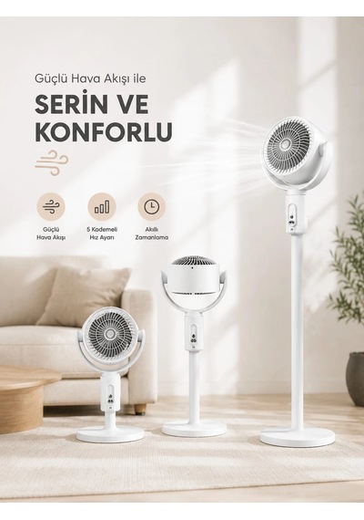Znv Zenvia Mey İthalat Sessiz Çalışma Özelliğiyle Rahat Kullanım Sunan Dikey Vantilatör Znv2025 Cmn
