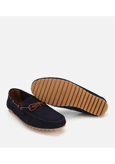 Hotiç Erkek Deri Lacivert Bağcık Detaylı Günlük Loafer 02ayh322750a680 02ayh322750a680