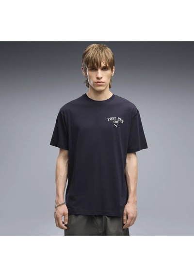 Puma Graphıc Puma Cafe Tee Lacivert Erkek T-shirt