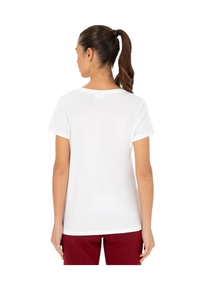 U.S. Polo Assn. Kadın Basic Tişört 1804839 Beyaz