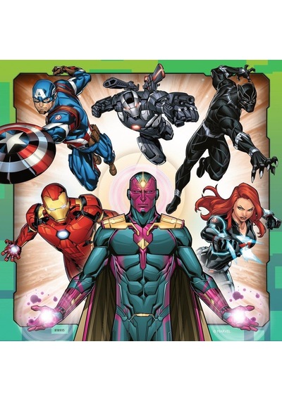 Ravensburger 3x49 Parça Puzzle Avengers 080403