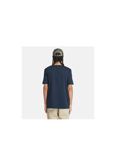 Timberland Tımberland Linear Logo Short Sleeve Tee Tb0a5upq4331-dark Sapphıre Lacivert