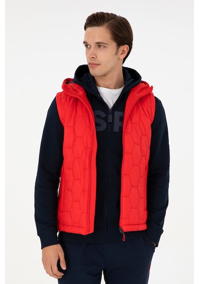U.s. Polo Assn. Erkek Kırmızı Yelek Dokuma 50291292-vr030 Kırmızı