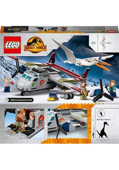 LEGO® Jurassic Park 76947 Quetzalcoatlus Uçak Pususu 306 Parça