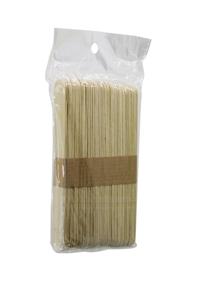 İbico İ15-057 Doğal Ahşap El İşi Dil Çubukları 15cm- 20'li Paket Diğer