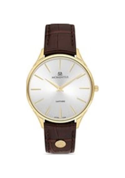 Em349g-02kg Momentus Men's Elegance Kol Saati 38 Mm / Kahverengi Gri