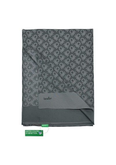 Benetton Elegante Şal - Uno - Kadife Gri Antrasit