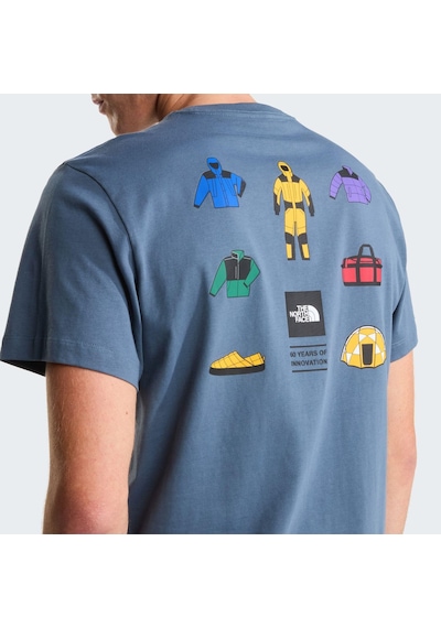 The North Face M Icon Celebratıon Regular Short Sleeve Erkek Tişört Nf0a8gas0u31 Gri