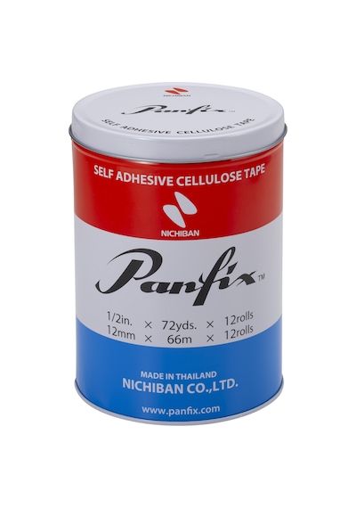 Panfix 12 Mm X 66 Metre Selofon Bant 12'li Teneke Kutu 1
