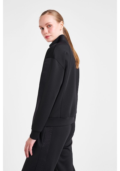 Lescon Kadın Fermuarlı Sweatshirt 25n-2123 Siyah