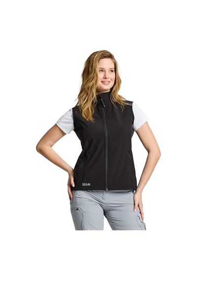 Slam Act Ws Softshell Vest W01 Siyah