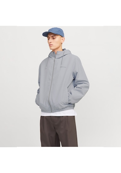 Jack & Jones Jack&jones Legacy Light Hood Erkek Gri Kapüşonlu Ceket Gri