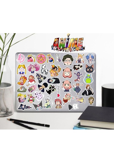 Anime Seri 1 Sticker Seti Laptop Ajanda Notebook Tablet Telefon Defter Etiket Bullet Journal Diğer