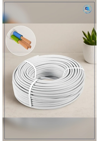 Elektrik Tesisat Kablosu Ttr 3x2.5 Mm Cca 100 M 3 İletkenli Ev Pr