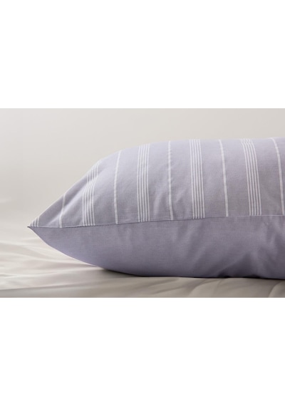 Sleeptown Keten Görünümlü Armürlü Pamuk Nevresim Takımı Tek Kişilik 160x220 Gri Çok Renkli