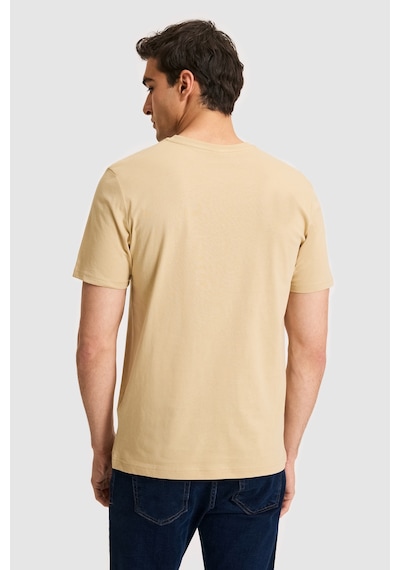 U.s. Polo Assn. Erkek Bej Tişört Basic 50326944-vr011