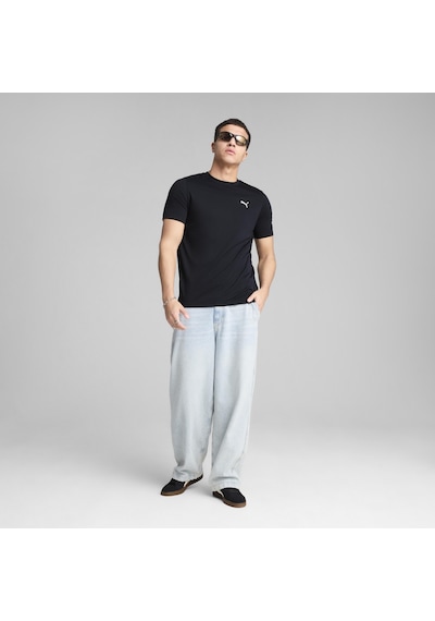 Puma 68254216 Ess Small Logo Poly Tee Erkek Spor Tişört Lacivert
