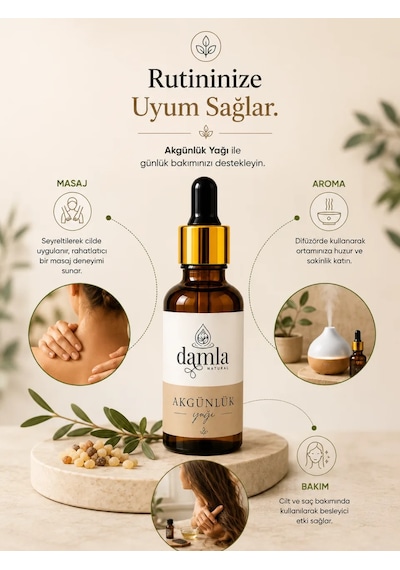 Biodamla Natural Akgünlük Yağı 20 Ml