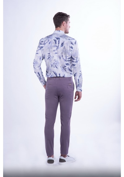 Efor P 1078 Slim Fit Lila Spor Pantolon Lila