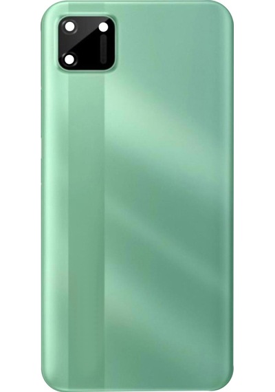 Teknonet Realme Uyumlu C11 4g Uyumlu Kamera Camlı Batarya Kapağı
