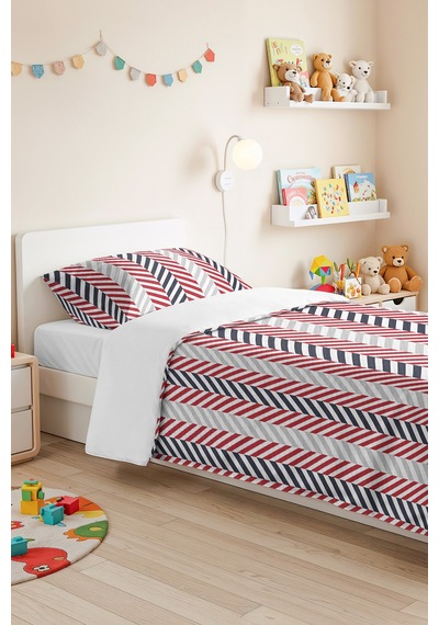 Kırmızı Geometrik Çizgili Genç Odası Tek Kişilik Pike Takımı - Lacivert Gri 160x220 Cm Yatak Örtüsü Günbatımı Kadife Demi Kırmızı Geometrik Çizgili Genç Odası Tek Kişilik Pike Takımı - Lacivert Gri 160x220 Cm Yatak Örtüsü Günbatımı Kadife Demi