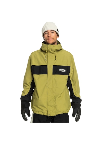 Quiksilver High Altitude Gore-tex Unisex Yeşil Snowboard Ceketi Glj0
