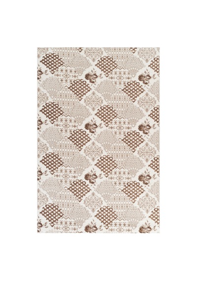 Villadia Home Textile Kaymaz Taban Modern Desen Halı Yolluk Leke Tutmaz Kolay Temizlenir Koridor Salon Yatak Mutfak Odası Vd1101bej Bej