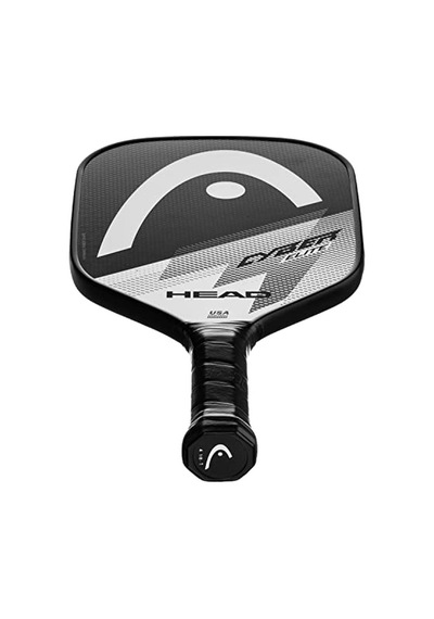 Head Cyber Elite Pickleball Paddle, Fiberglas Yüzey, Siyah/beyaz Renk, Orta Seviyelere Başlıyor Açık Mavi
