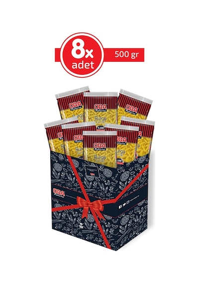 Oba Burgu Makarna 8 x 500 G
